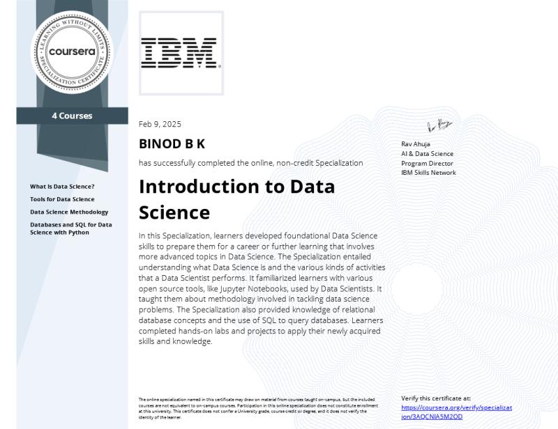 IBM Certification