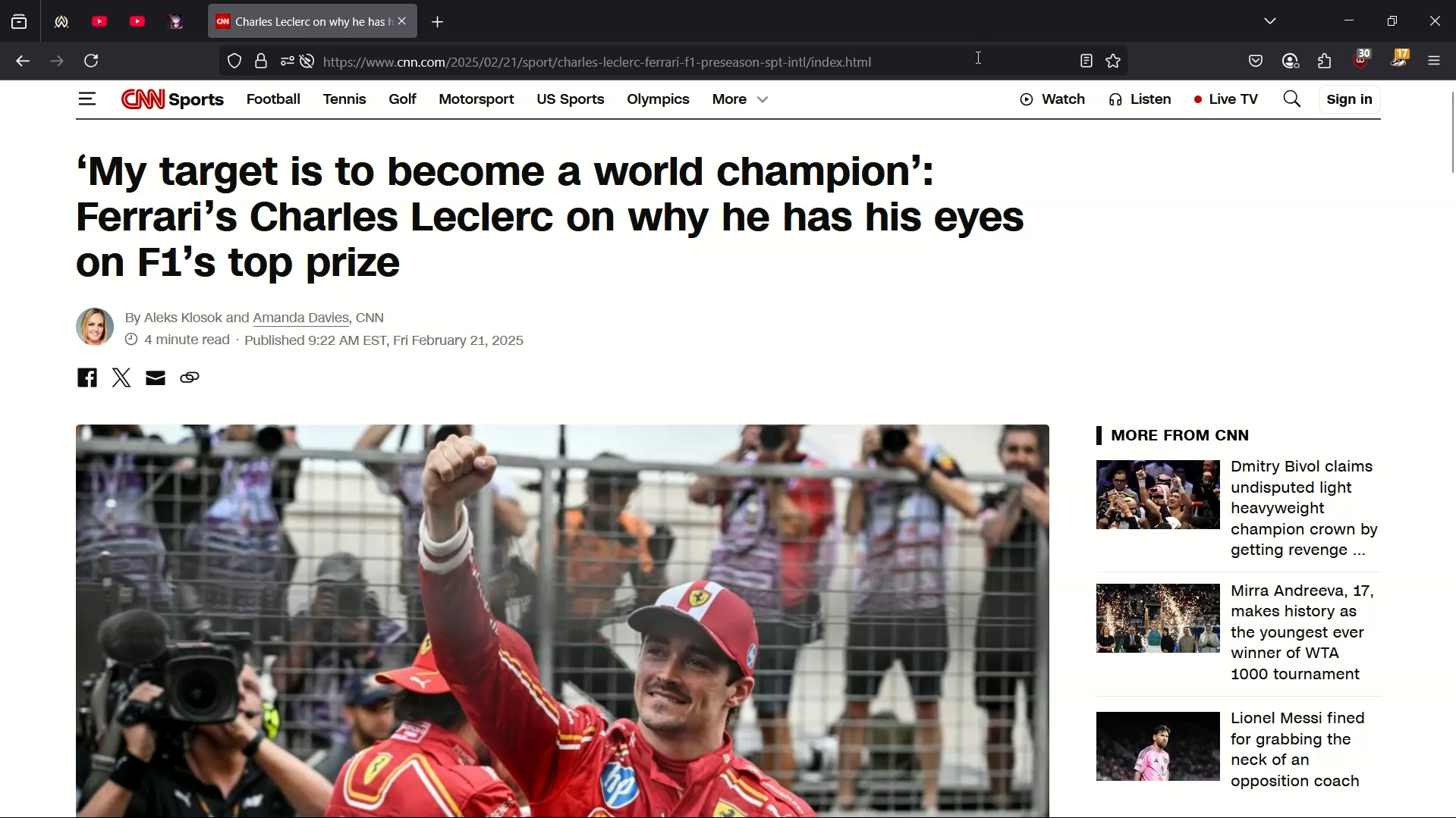 Input news article